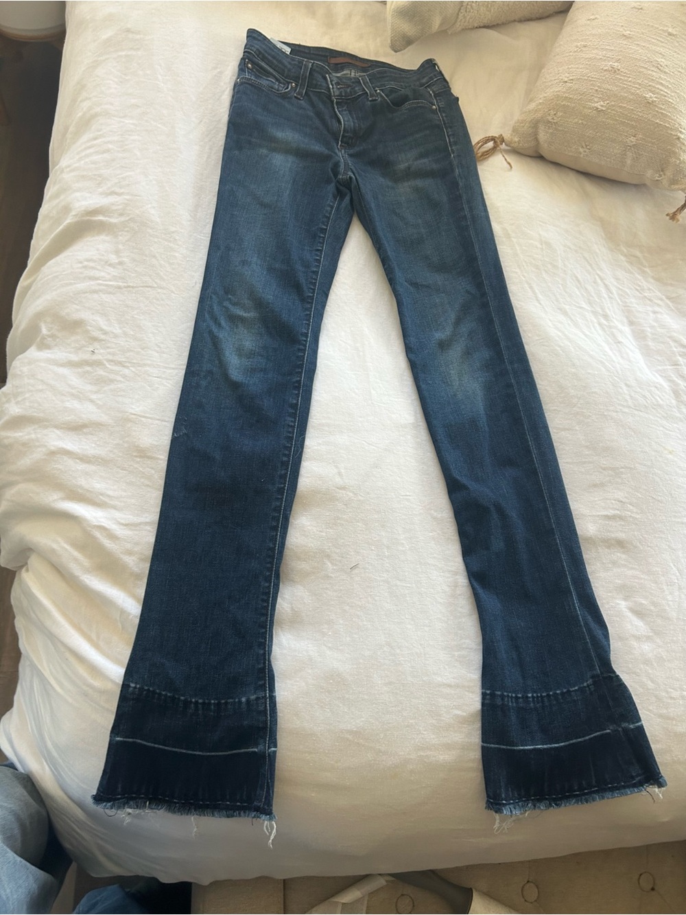 Joes Dark Blue Mini Flare Jeans